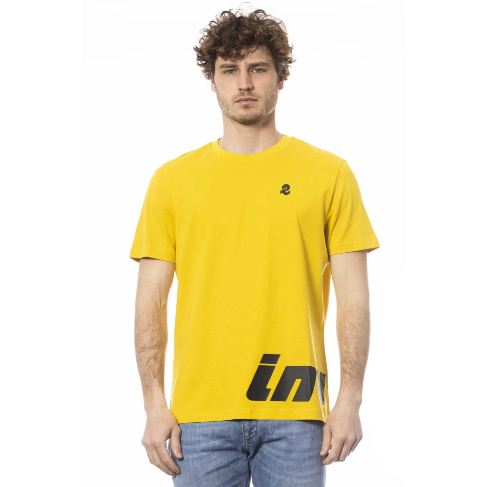 Invicta T-Shirts, Male, Xl, Big Logo 4451302U T-Shirt Yellow