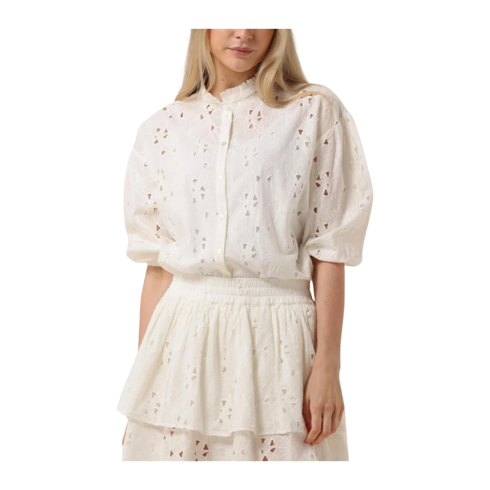 Amaya Amsterdam Elegante Witte Blouse Loisa White Dames