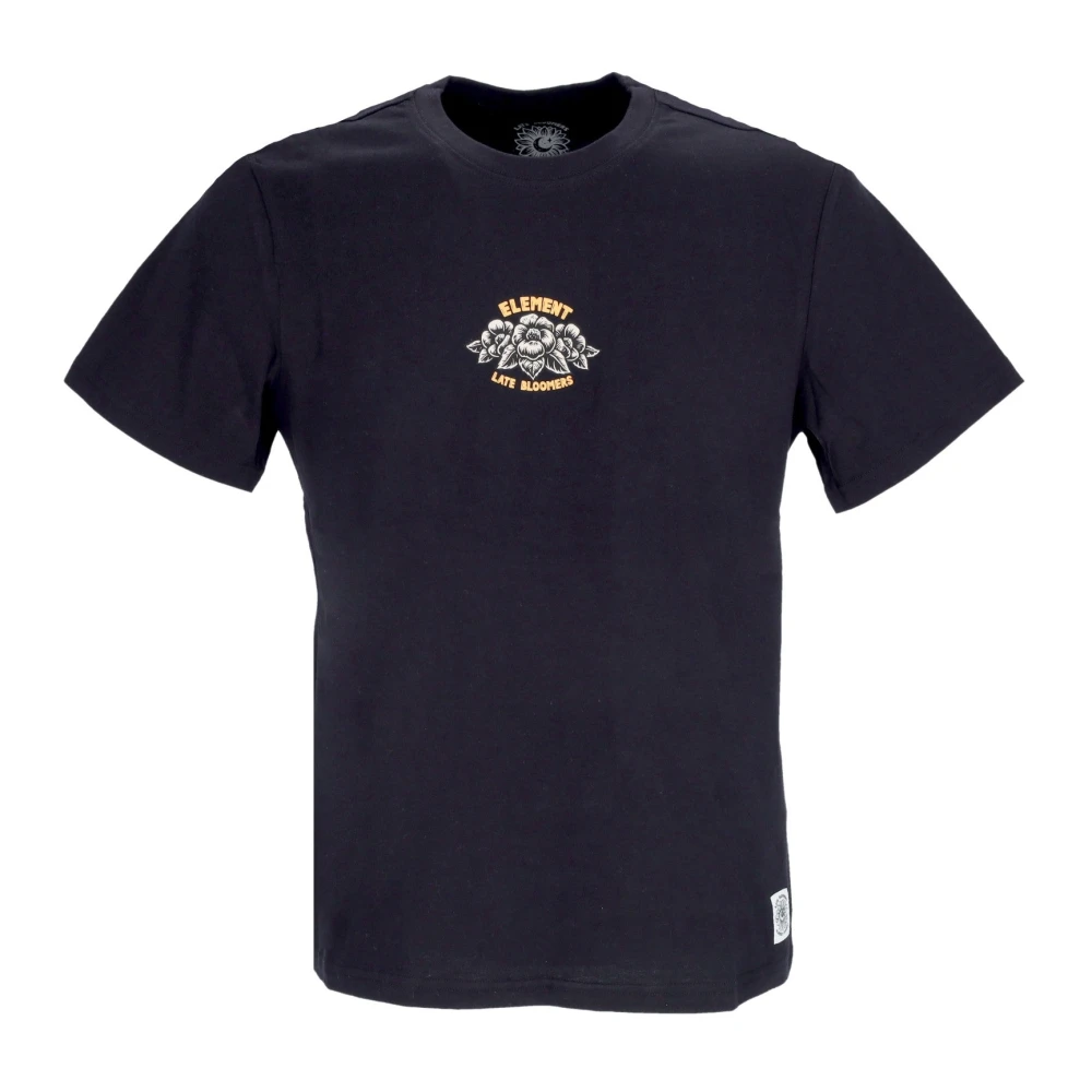 Element Zwarte Rider Tee met Timber Print Black Heren