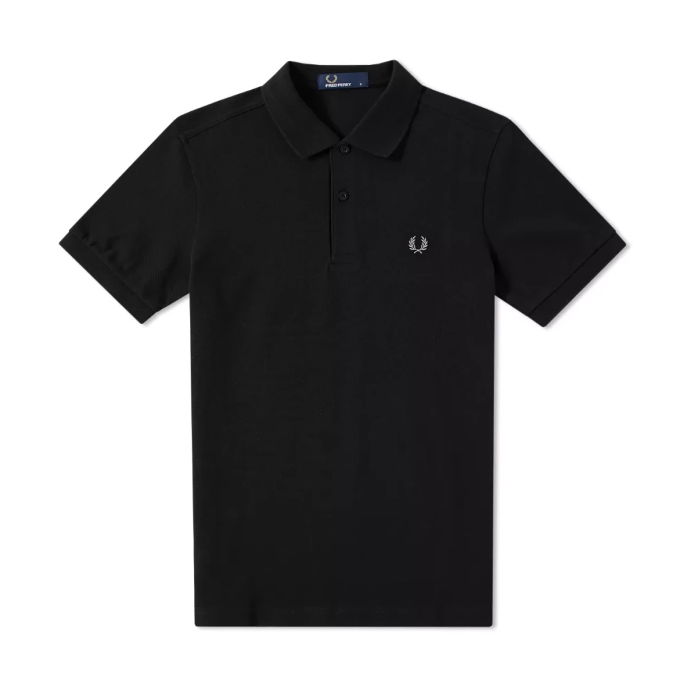 Fred Perry Slim Fit Polo med Ränder Black, Herr