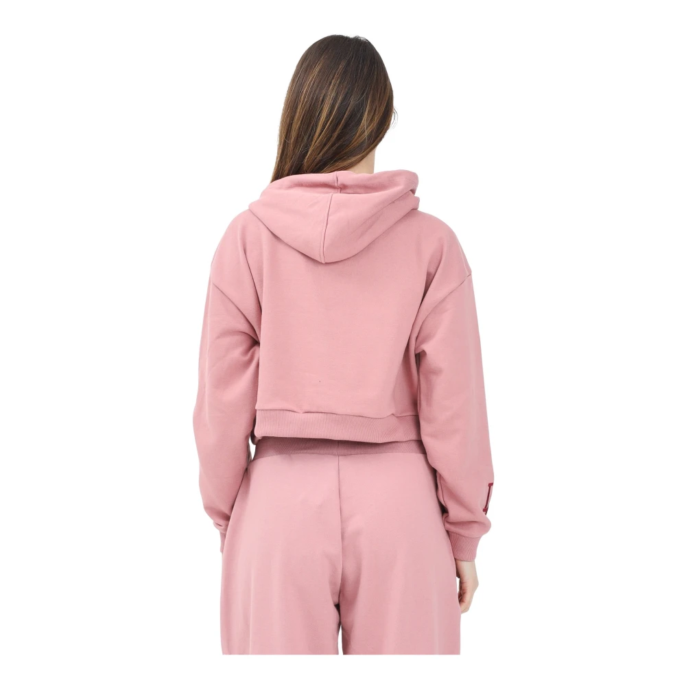 new era MLB Grafische Hoodie LA Dodgers Stijl Pink Dames