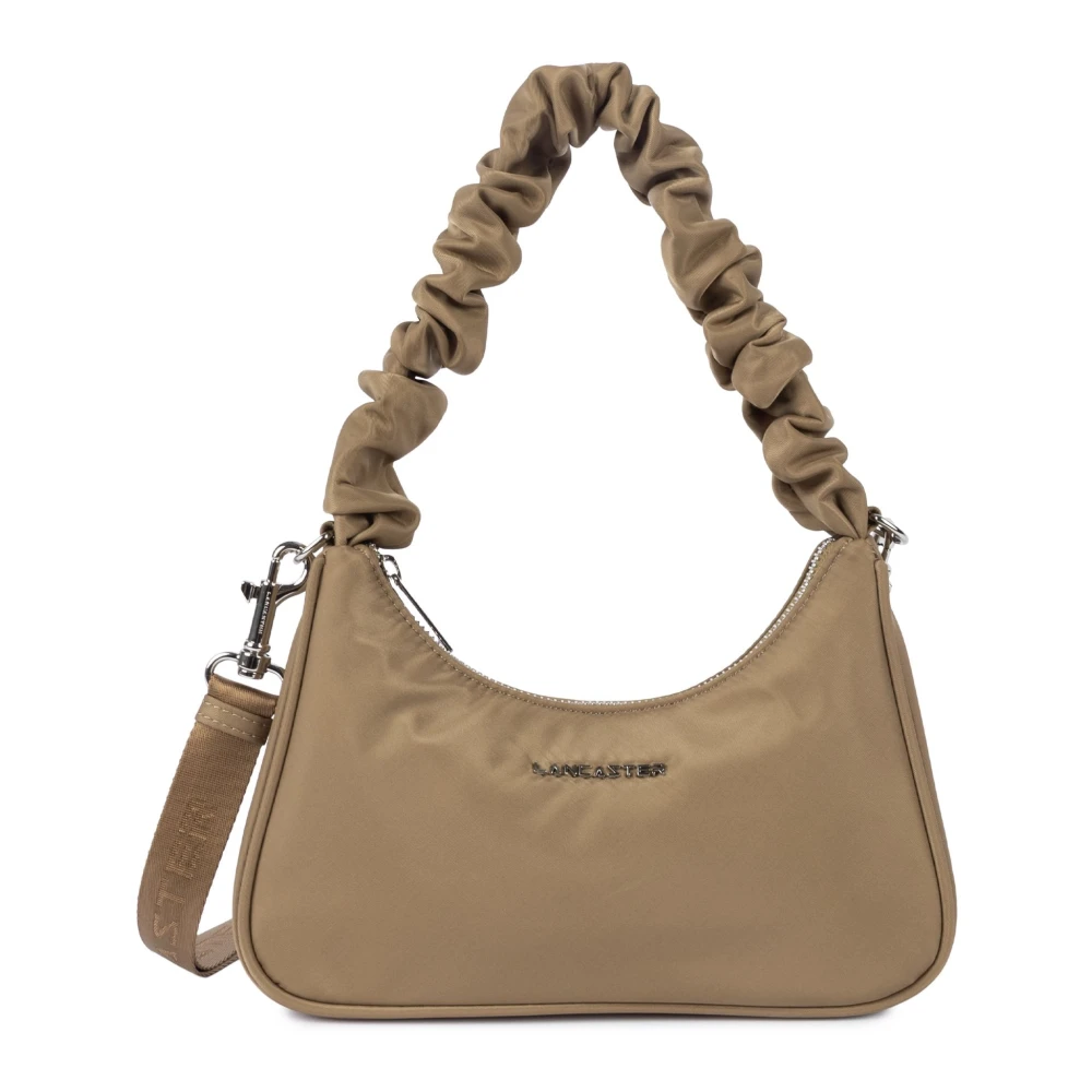 Lancaster Beige Shoulder Bags, Female, One Size, Petit Sac Besace Basic Chouchou