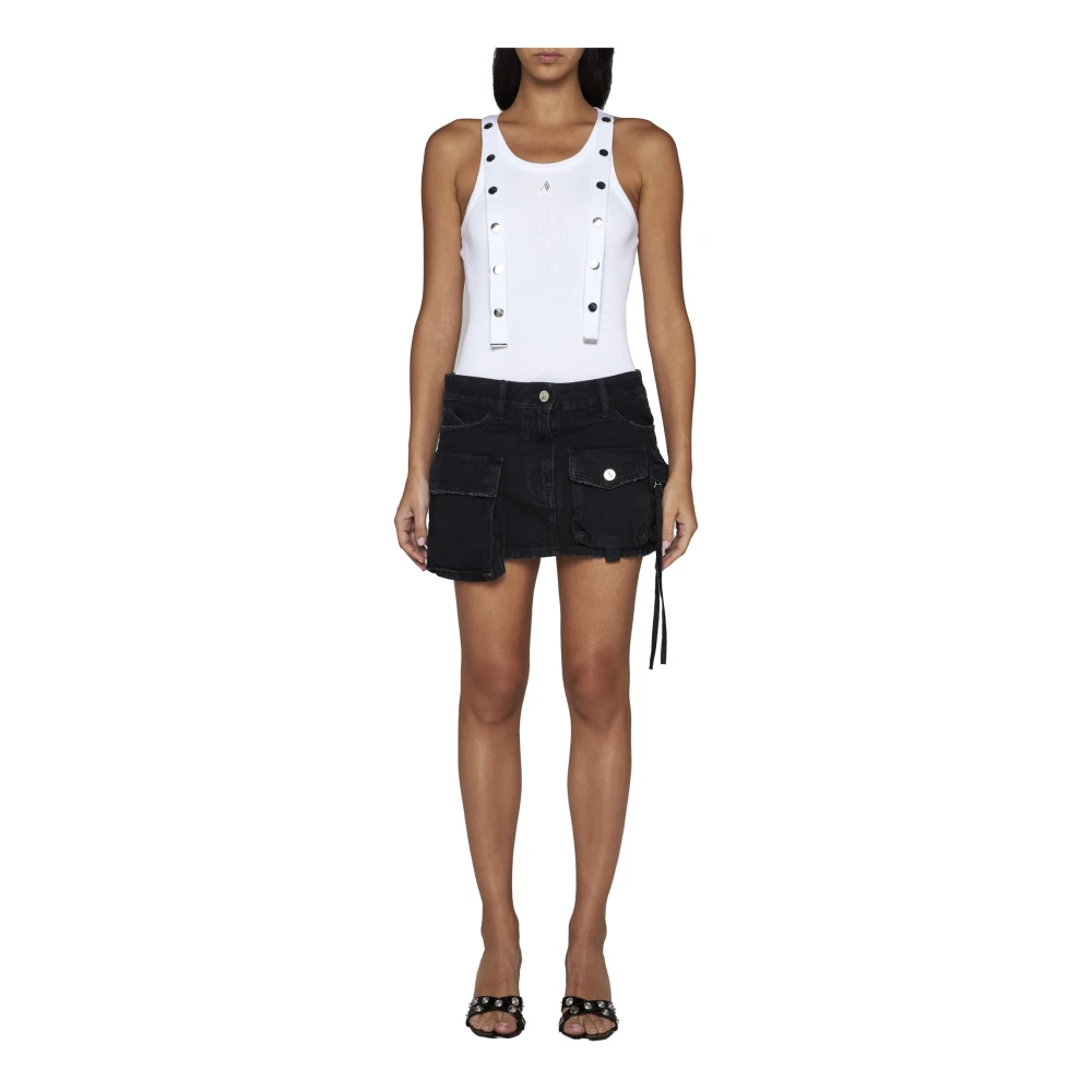 The Attico Witte Tanktop White Dames
