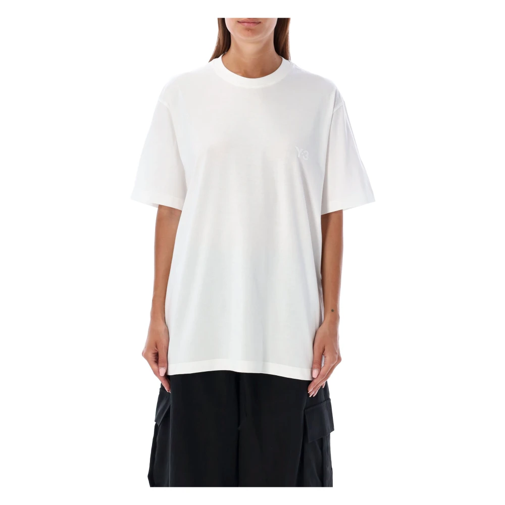 Y-3 Witte T-shirt met JFX Print White Dames