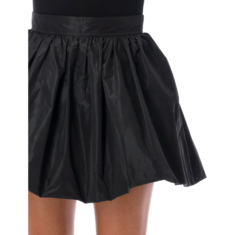 Patou Zwarte Bloomer Tafeta Mini Rok Black Dames