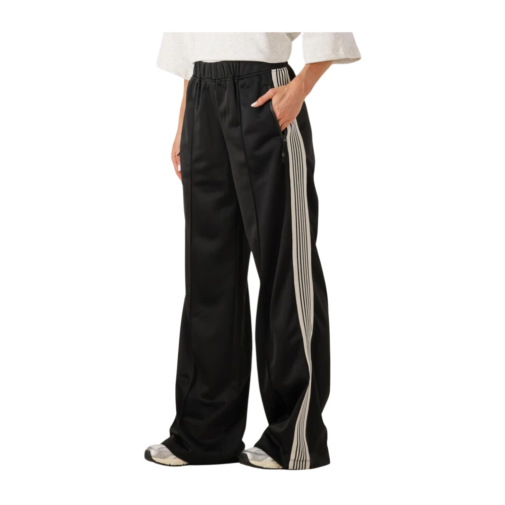 Haute L'amitié Women's Black Wide Trousers, Xs, Wide Trousers