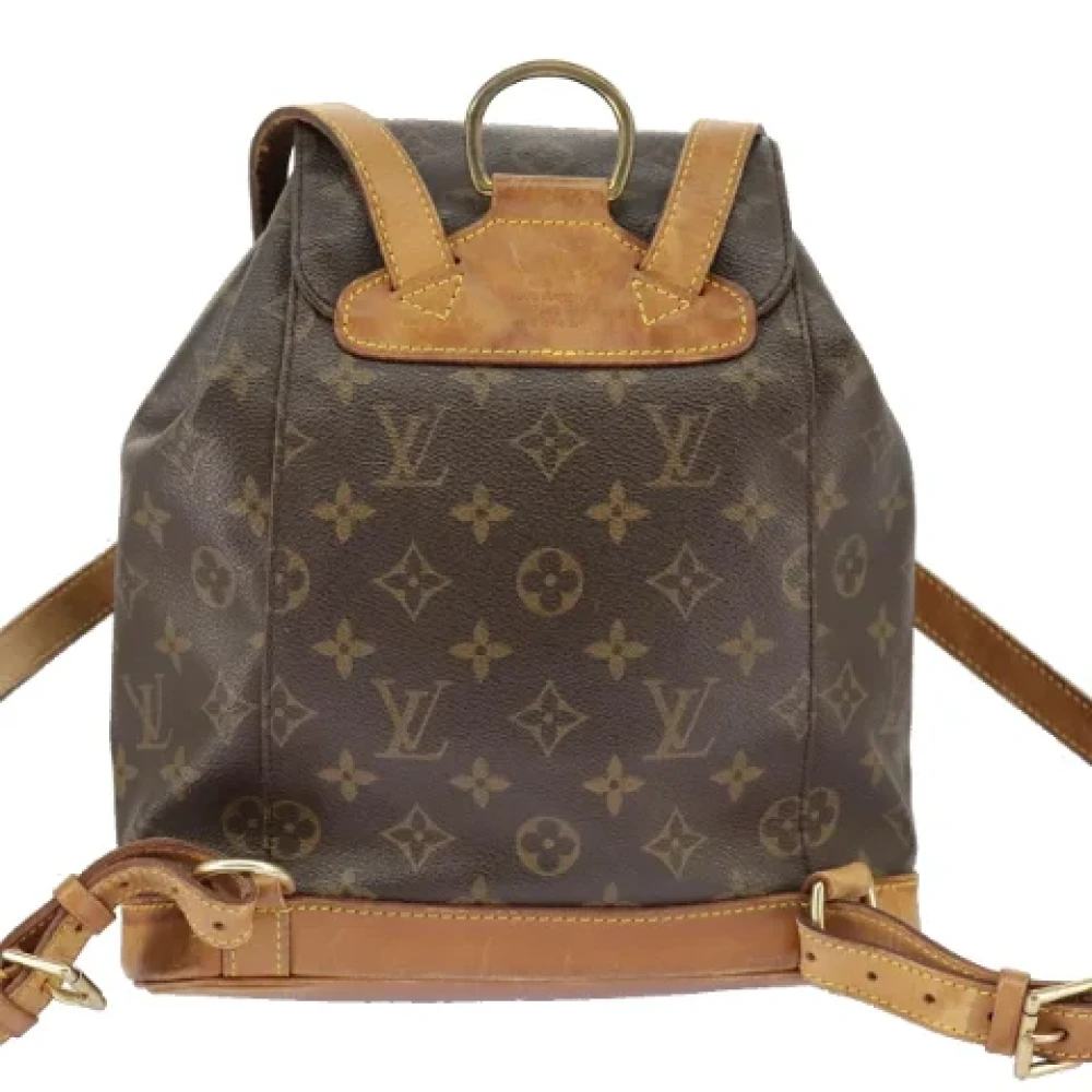 Louis Vuitton Vintage Pre-owned Canvas backpacks Brown Dames