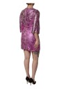 metallic-fuchsia-floral-sheath-mini-dress