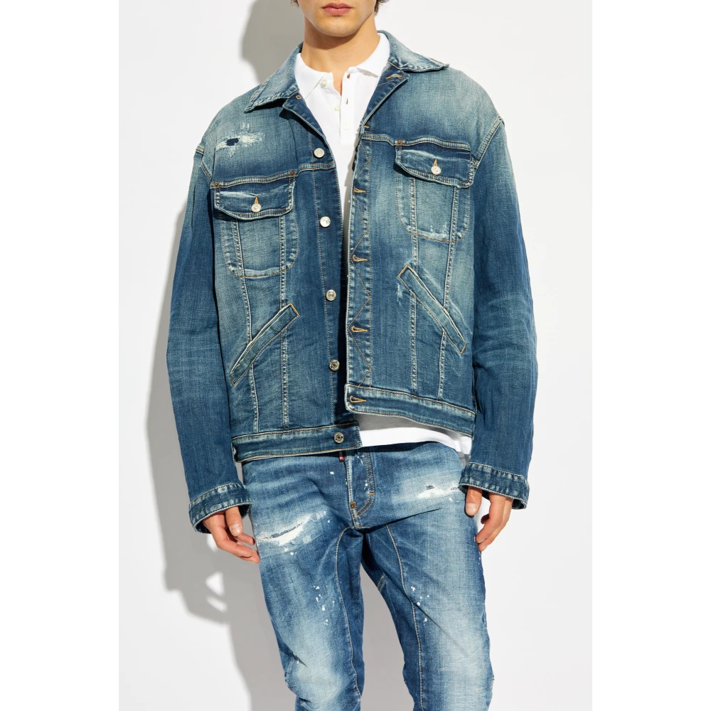 Dsquared2 Denim jas Blue Heren