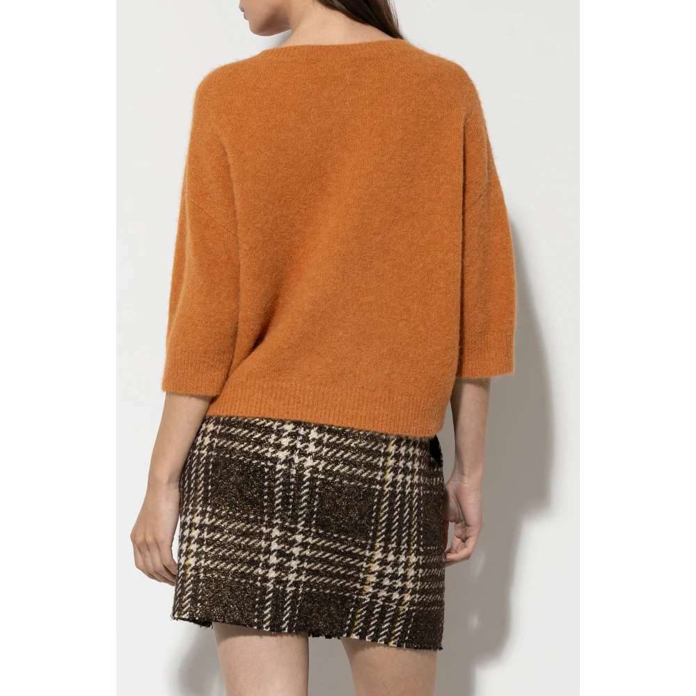 LUISA CERANO Alpaca Mix Trui Kurkuma Orange Dames