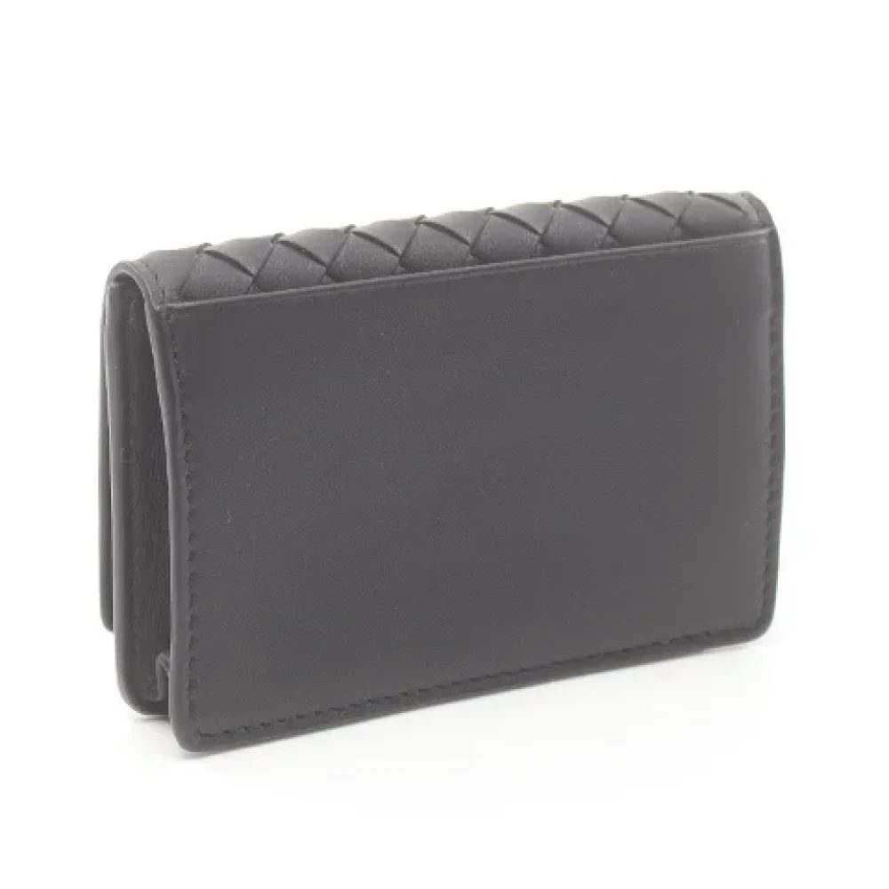 Bottega Veneta Vintage Pre-owned Leather wallets Black Heren