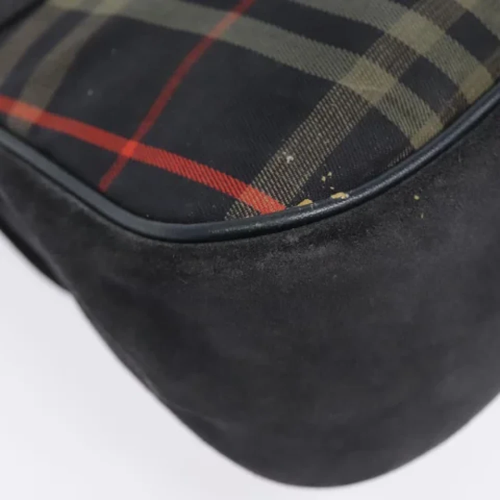 Burberry Vintage Pre-owned Canvas handbags Blue Dames