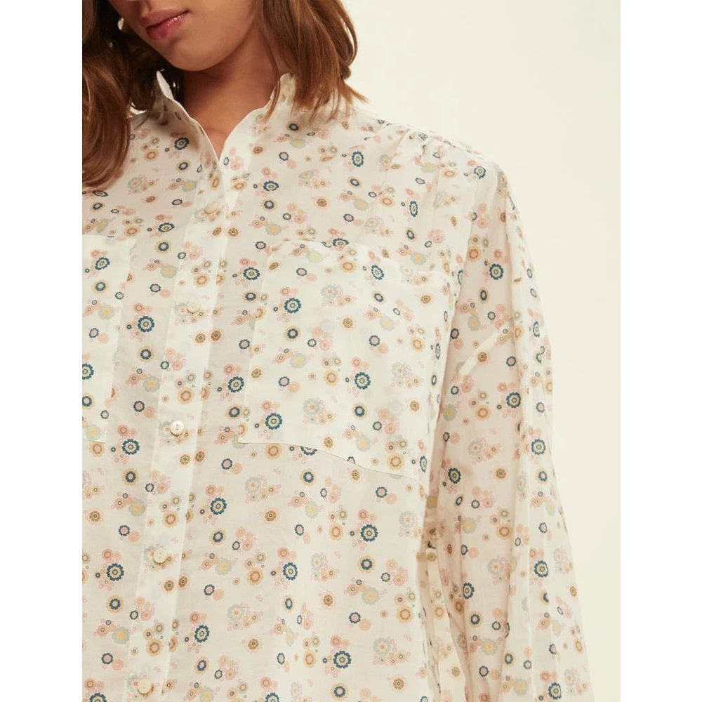 Ines De La Fressange Paris Bloemenshirt voor de zomer Beige Dames