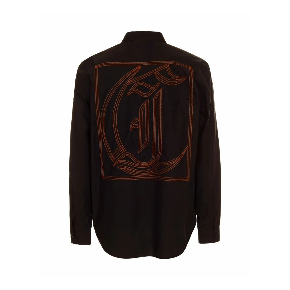 Just Cavalli Overhemden Black Heren