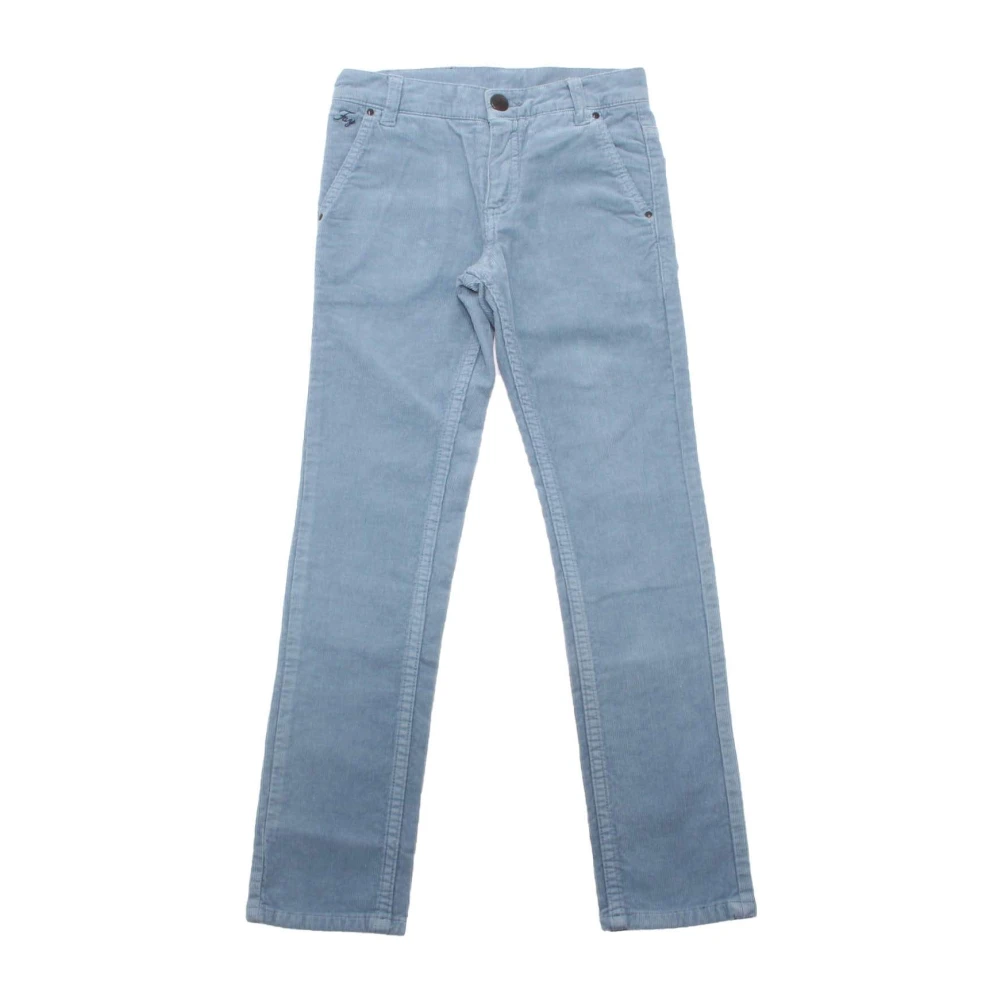 Fay Boys Blue 5019An Pantalone Velvet Trousers - Jeans - 4 Y - Kids