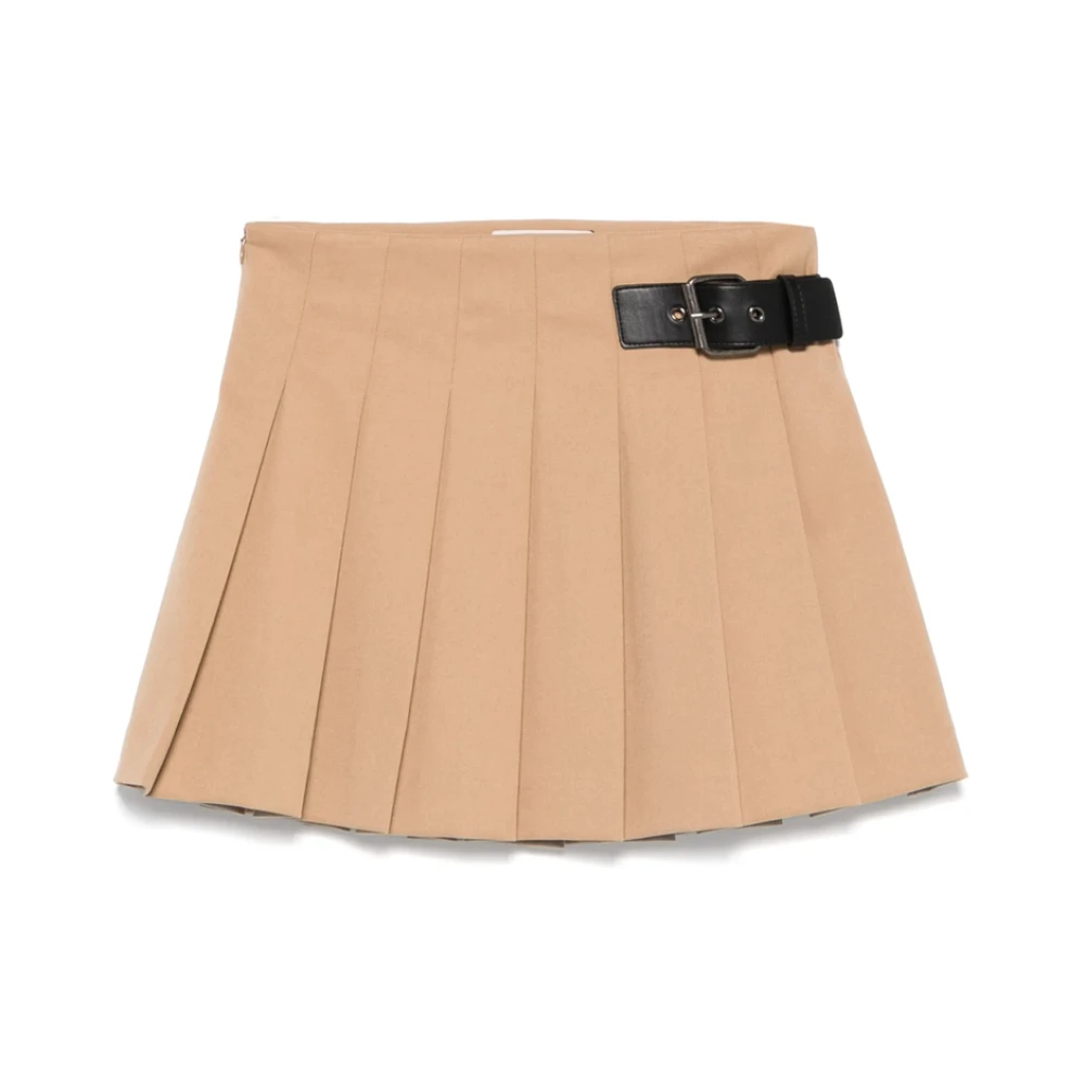 Dunst Lichtbruine Rok met Gespdetail Brown Dames