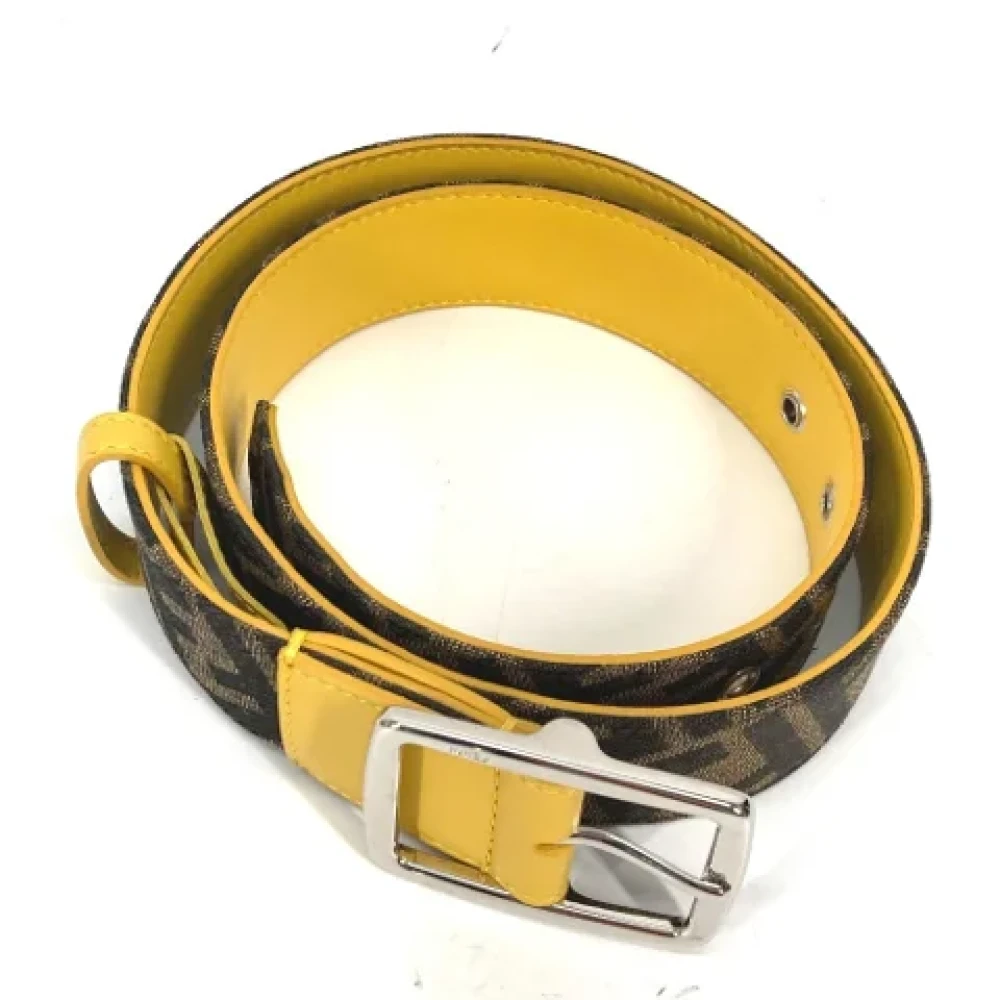 Fendi Vintage Pre-owned Leather belts Brown Unisex
