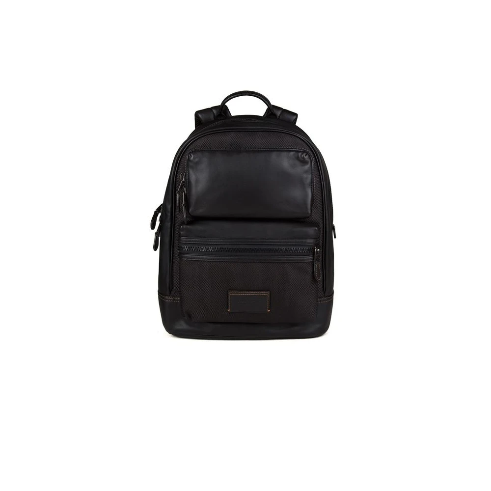 Coach Men's Black Backpacks, One Size, Rider Backpack