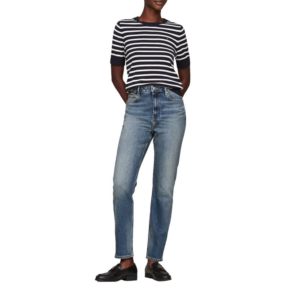 Tommy Hilfiger Slim Cigarette Jeans Blue Dames