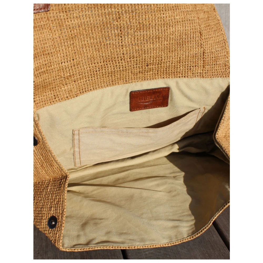Ibeliv Lahady Raffia Handtas Beige Dames