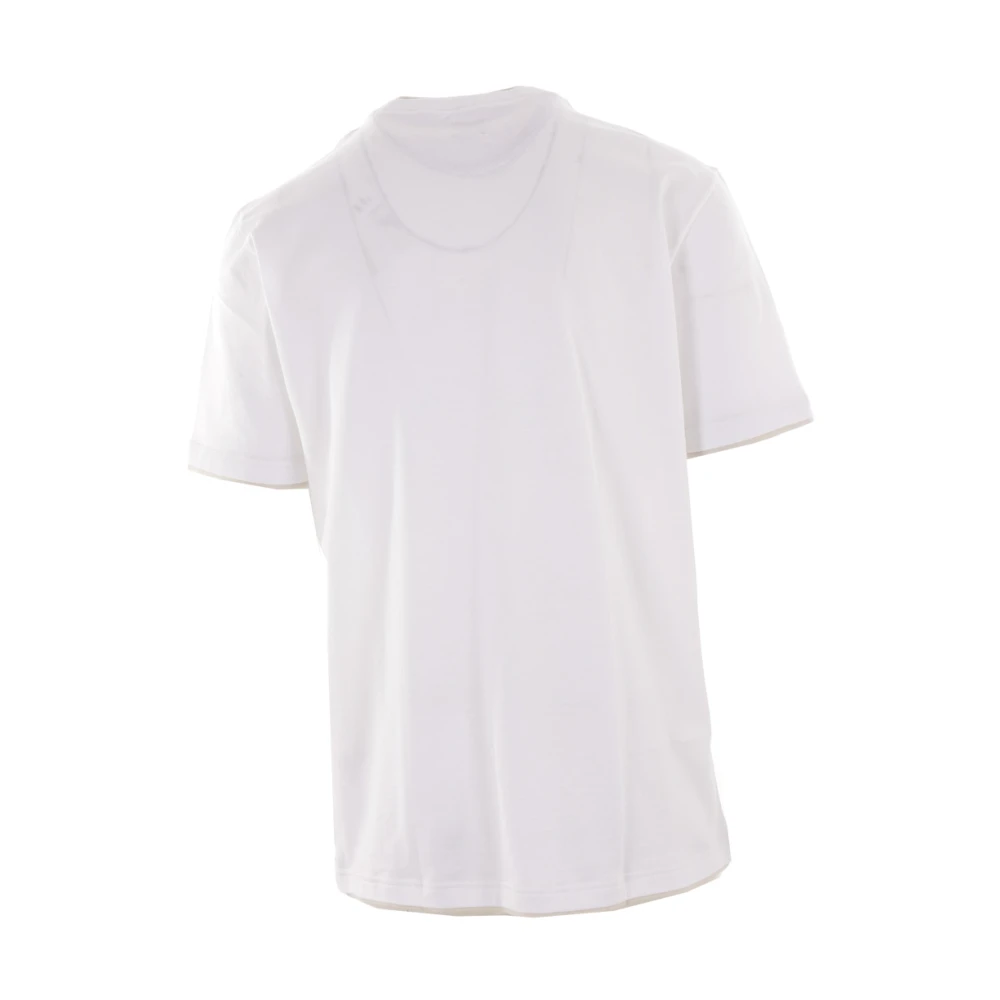 Eleventy Jersey Katoen T-shirt en Polo White Heren