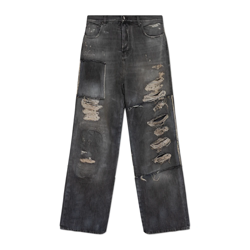 Amiri Herr Grå Jeans W31, Bomull, Logo Jeans