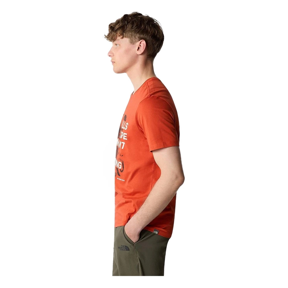 The North Face Outdoor Grafisch T-shirt Red Heren