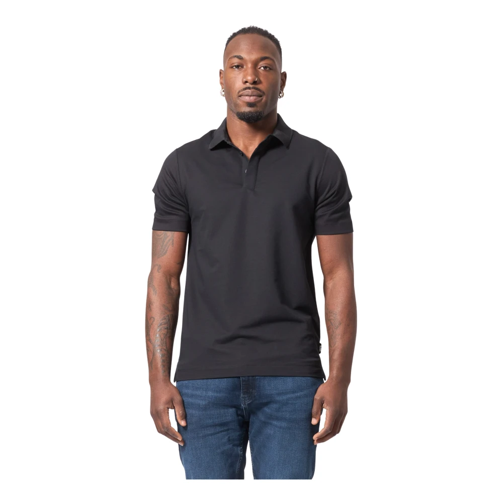 Hugo Boss Klassiek Zwart Poloshirt Black Heren