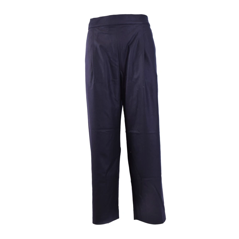 Laneus Men's Blue Pnu65160 Trousers - Wide Trousers - L - Trousers