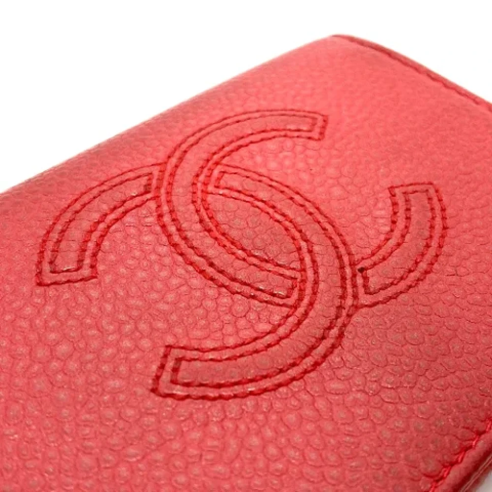 Chanel Vintage Pre-owned Leather wallets Pink Dames