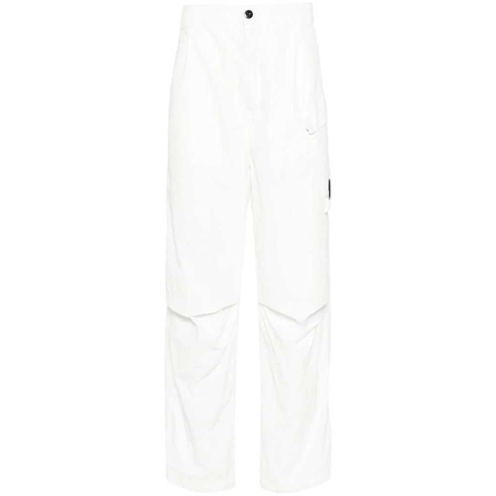 C.P. Company Nylon Cargo Utility Broek White Heren