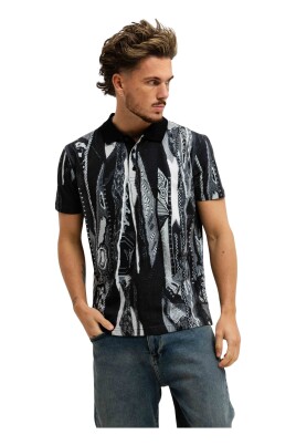 polo-homme-noir-style-classique