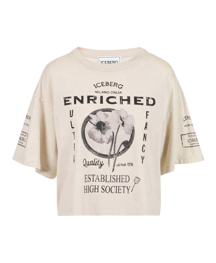 t-shirt-ajuste-avec-motif-ecru-et-noir-en-jersey-teint-en-piece
