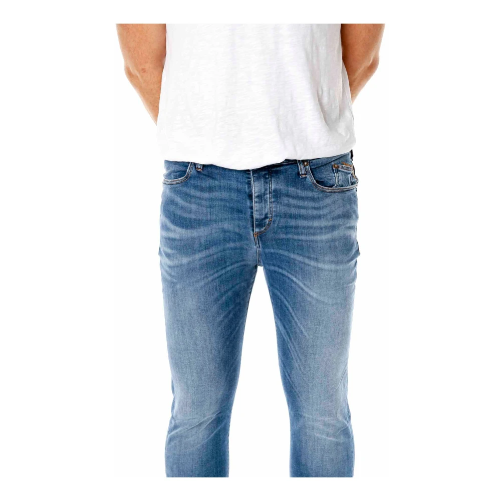 Blue de Gênes Slim Fit Mid Waist Jeans Blue Heren