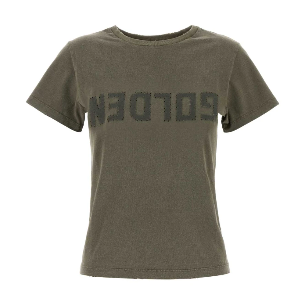 Golden Goose Mujer Verde - Army Cotton Doris T-Shirt - Tops - L