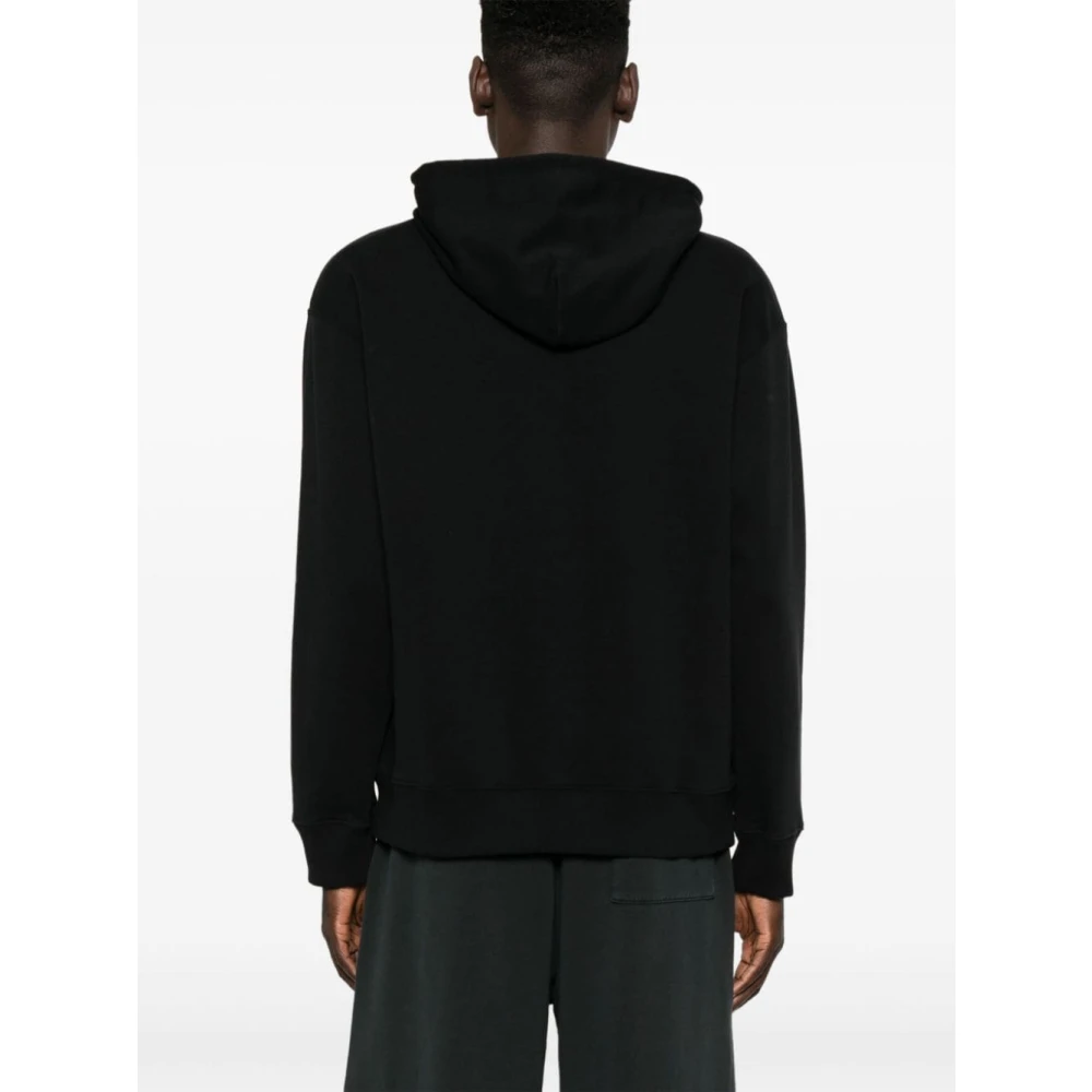 MM6 Maison Margiela Logo Hoodie Black Heren