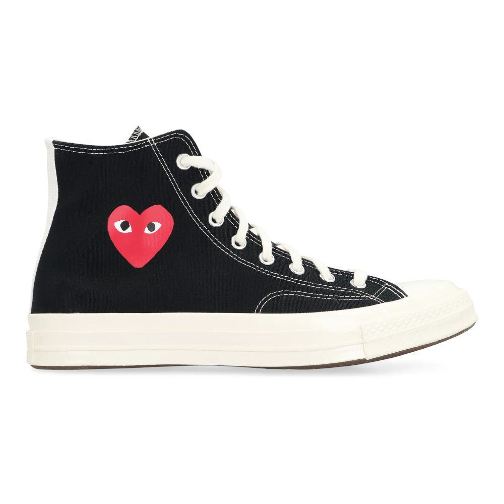 Comme Des Garçons Play Men's Black Sneakers, 3 Uk, Chuck 70 High-Top Trainers