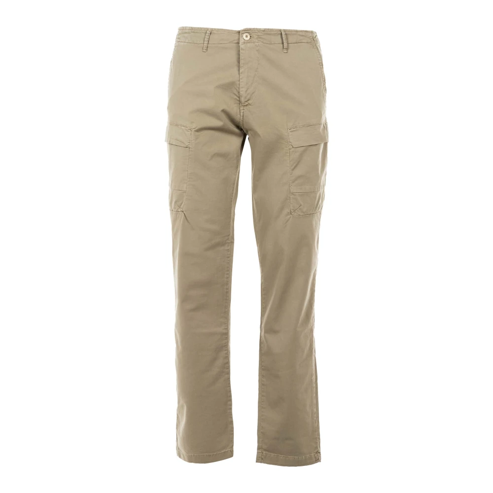 Liu Jo Cargo Broek Regular Slim Beige Katoen Beige Heren