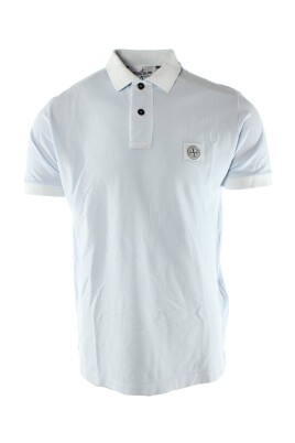 polo-slim-fit-en-coton-bleu
