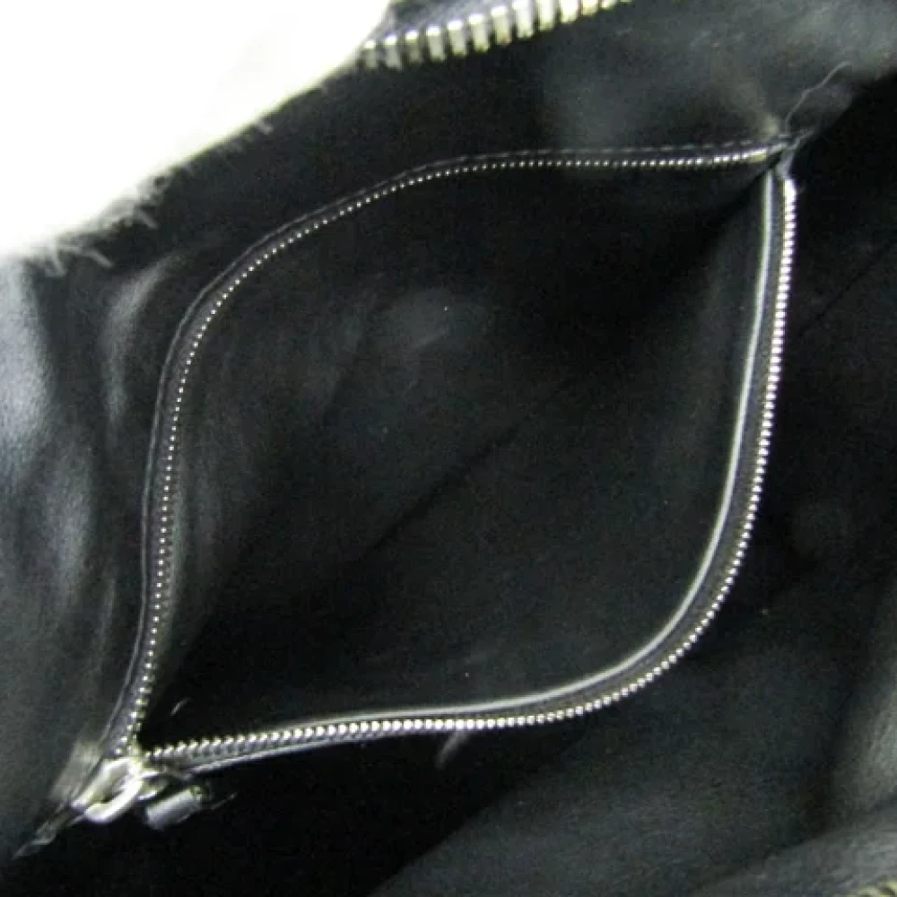 Bottega Veneta Vintage Pre-owned Leather pouches Black Dames