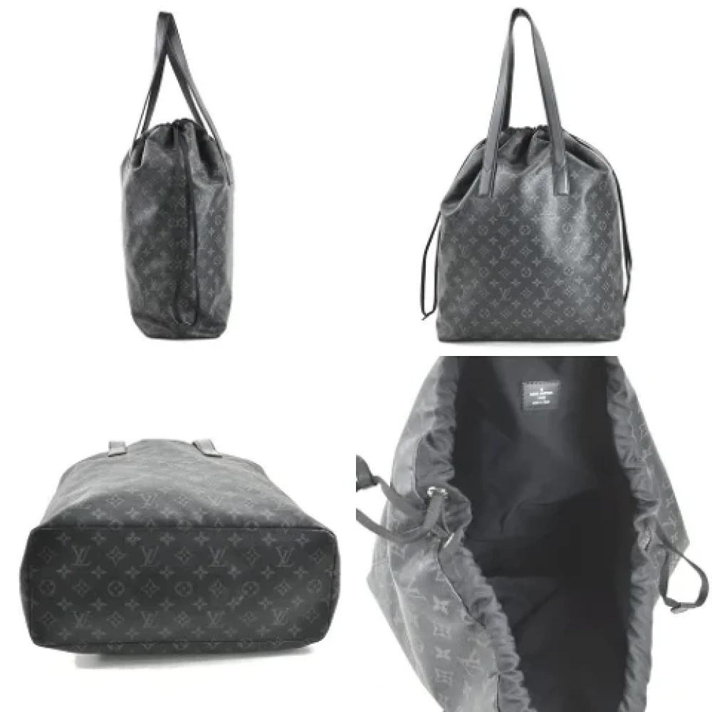 Louis Vuitton Vintage Pre-owned Canvas handbags Black Heren
