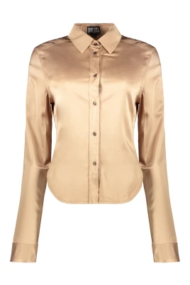 Elegant Satin Skjorta