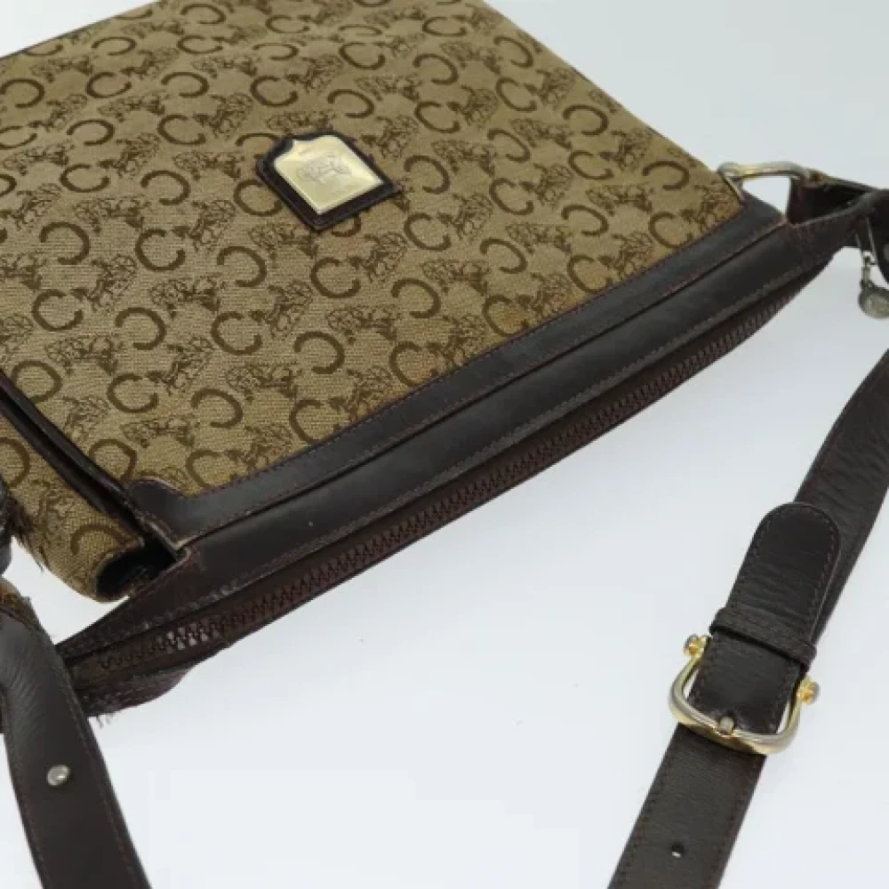 Celine Vintage Pre-owned Canvas celine-bags Beige Dames