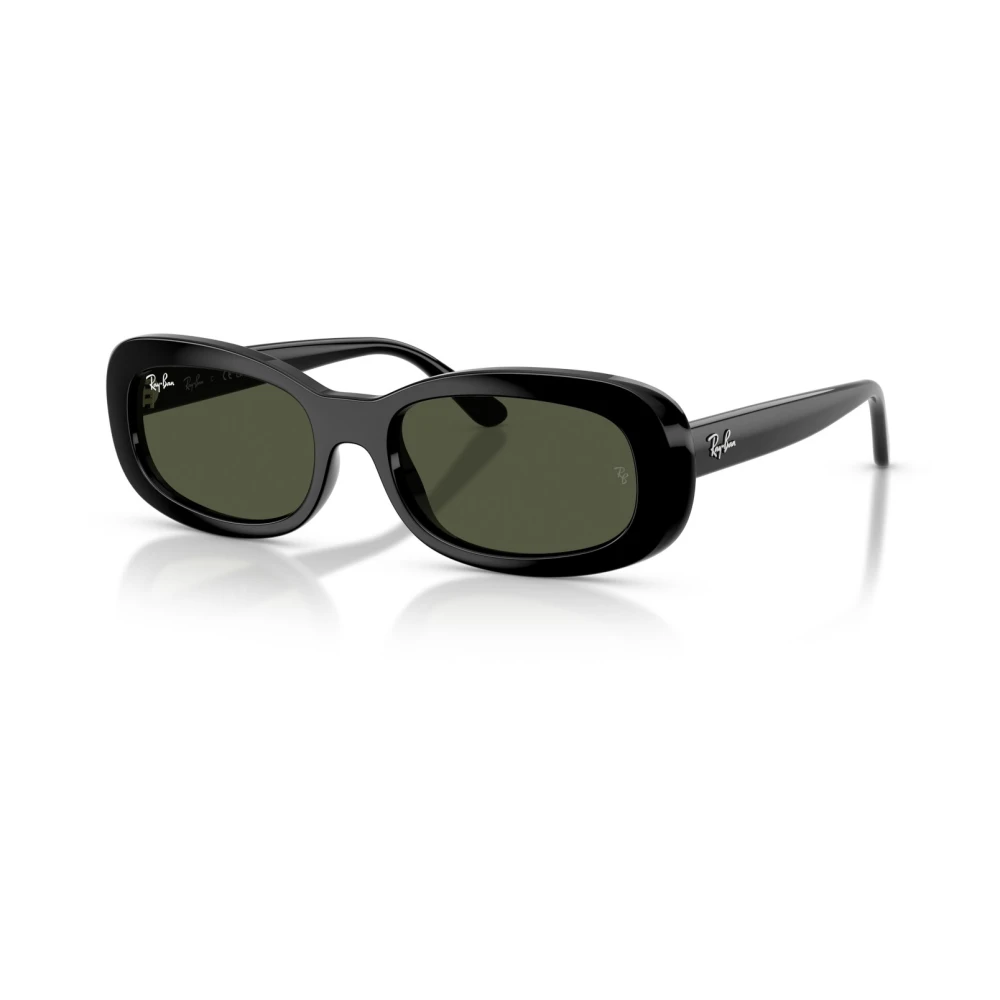 Ray-Ban Women's Black Sunglasses, 56 Mm, Oval Sunglasses