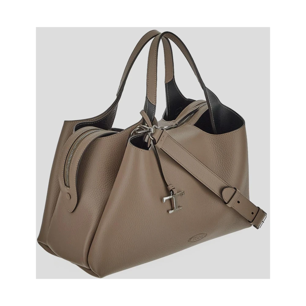 TOD'S Leren Handtas Beige Dames