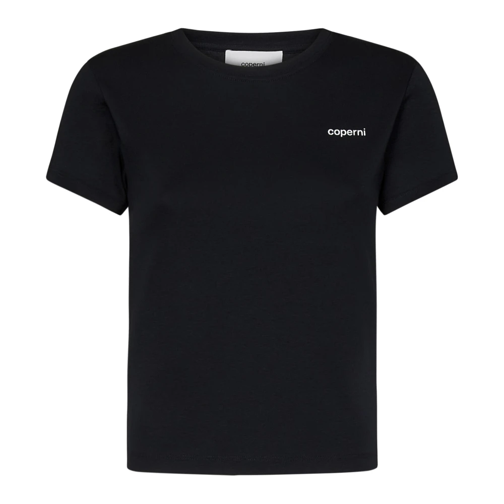 Coperni Women's Black T-Shirts, L, Slim Fit Logo T-Shirt