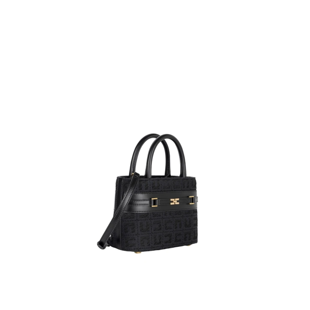 Elisabetta Franchi Stijlvolle Borsa Tas voor Vrouwen Black Dames