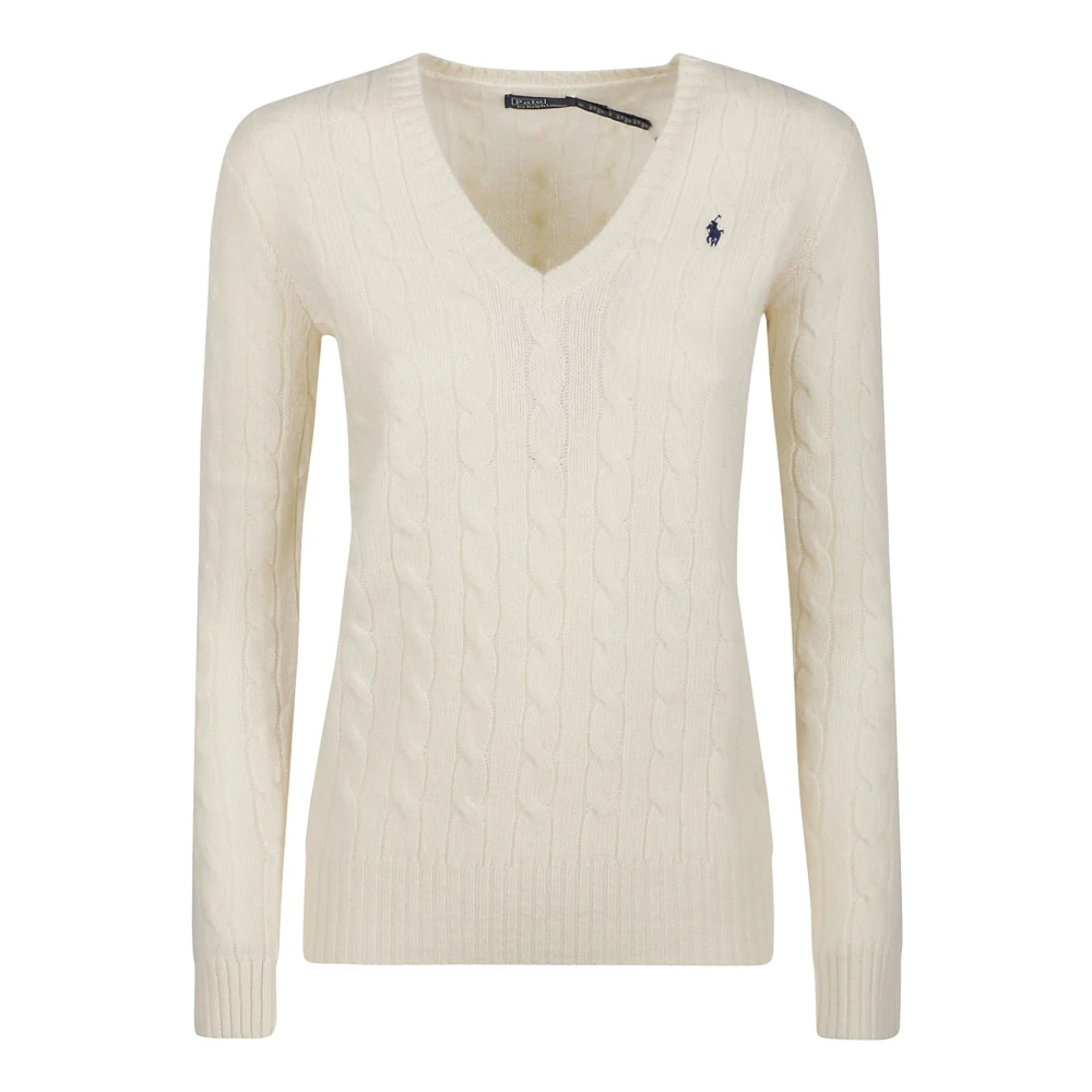 Ralph Lauren Mysig Stickad Tröja Beige, Dam