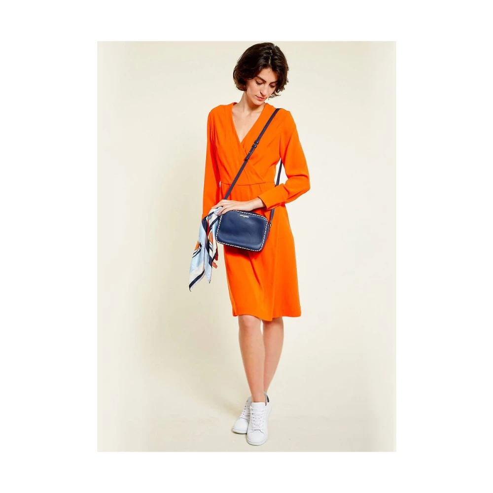 Ines De La Fressange Paris Blida oranje jurk Orange Dames