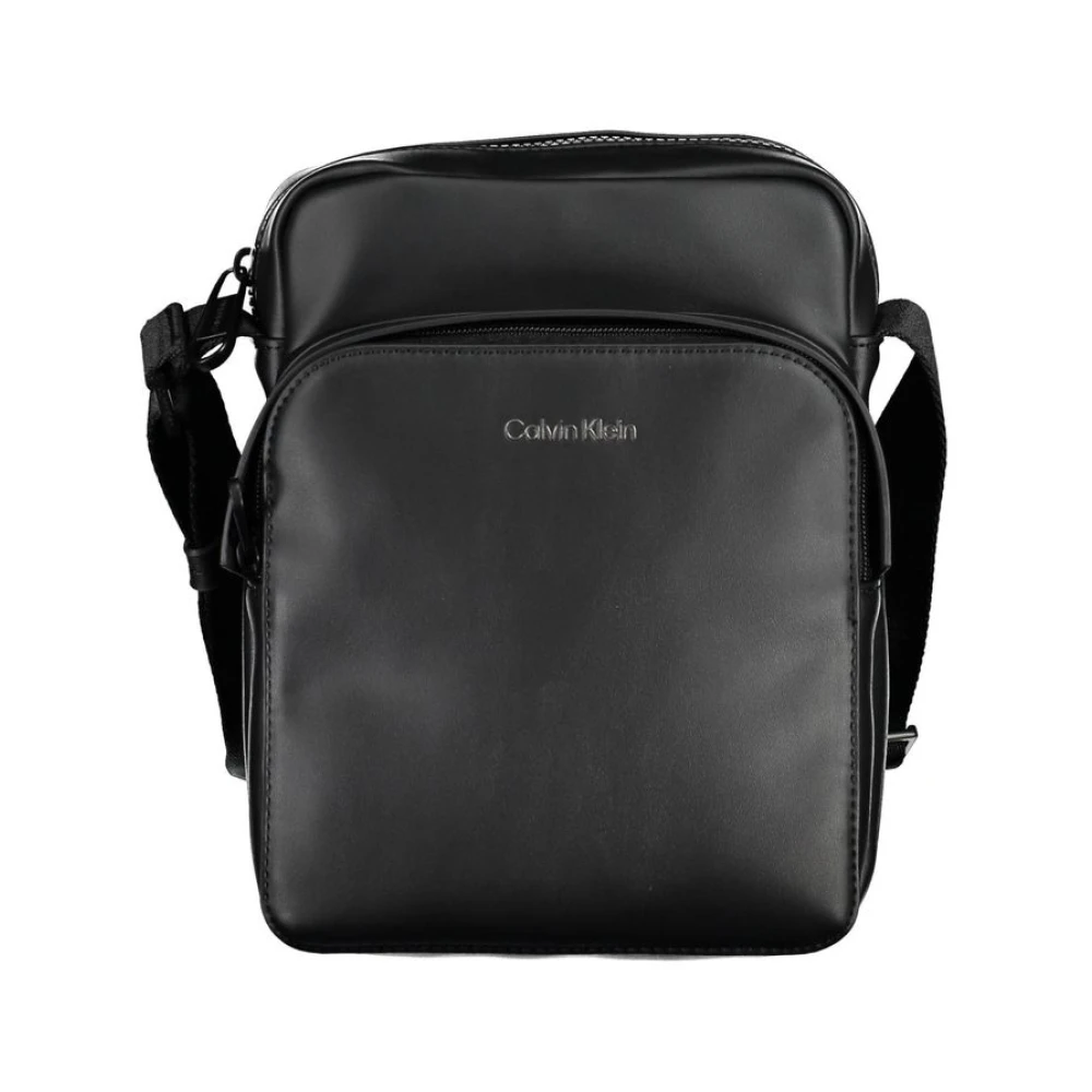 Calvin Klein Men's Black Polyester Shoulder Bag